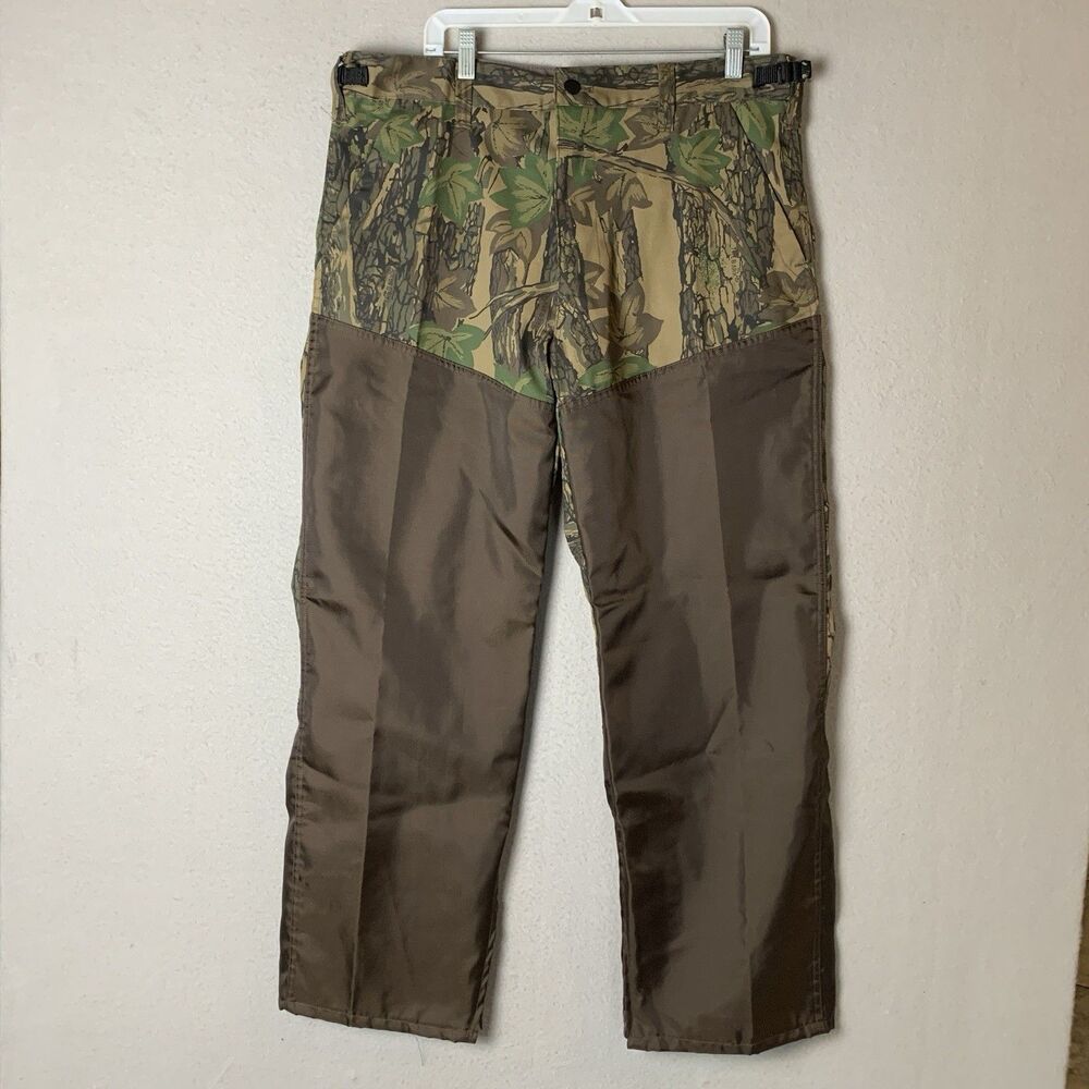 Winchester Brush Guard Trebark Camo Hunting Pants Men Large Outdoor Vintage